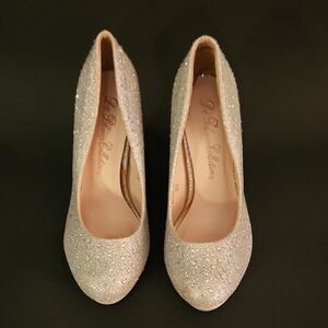 Glinda Rhine Stone Heels Or Cinderella Shoes